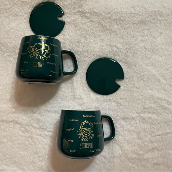 Zodiac Coffee mug set with the coffee warmer - Picture 6 of 13